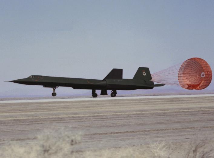 https://www.dvidshub.net/image/738654/sr-71-landing-with-drag-chute