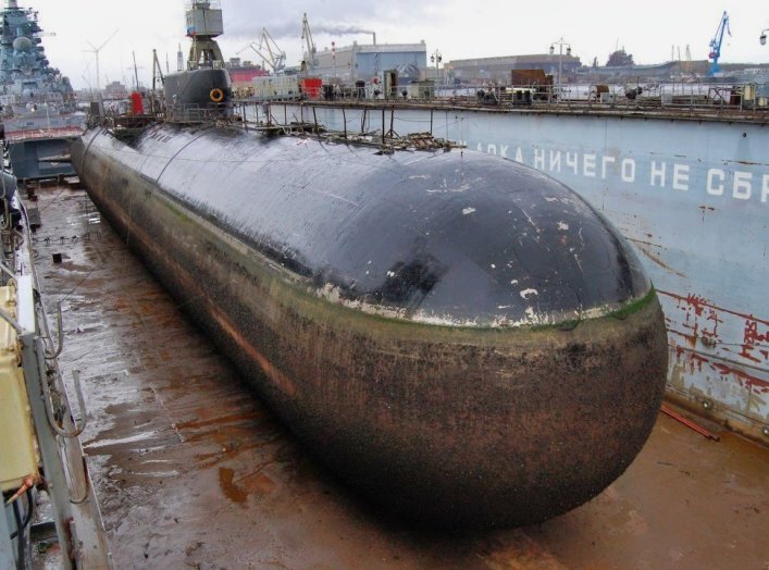 Papa-Class Submarine from Russia Titanium