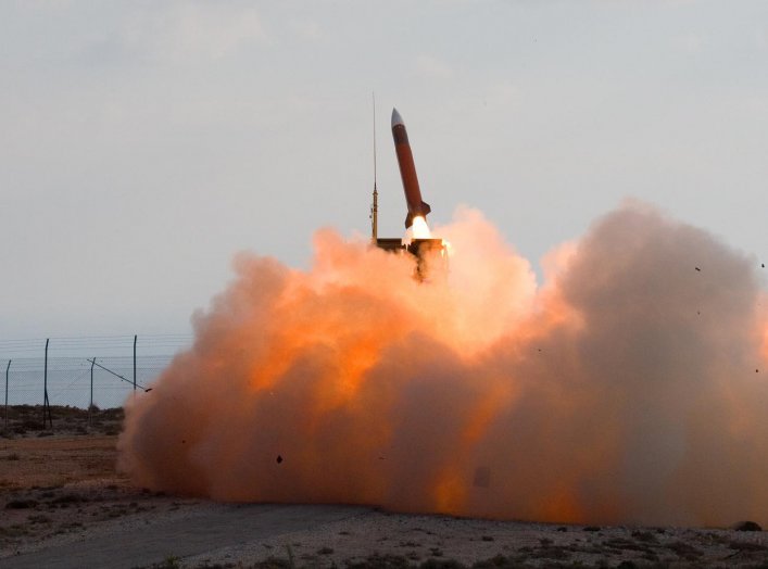 Launch of a Dutch Patriot. 18 October 2006. Dutch Ministry of Defense/Jan Kees de Meester.