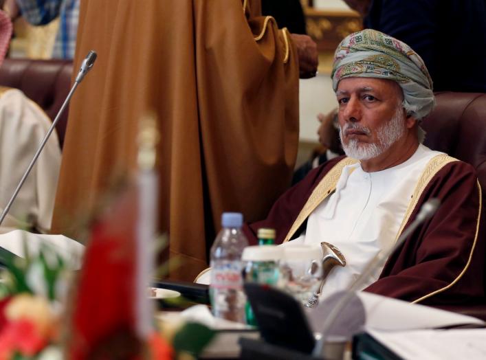 Oman's Minister of Foreign Affairs Yusuf bin Alawi bin Abdullah attends the Gulf Cooperation Council (GCC) meeting in Riyadh January 21, 2015. REUTERS/Faisal Al Nasser (SAUDI ARABIA - Tags: POLITICS)