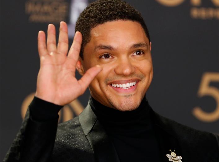 50th NAACP Image Awards – Photo Room – Los Angeles, California, U.S., March 30, 2019 – Trevor Noah poses backstage. REUTERS/Mike Blake