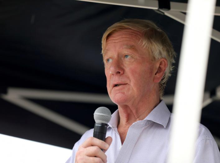 2020 Republican U.S. presidential candidate and former Massachusetts Governor Bill Weld speaks at the Iowa State Fair in Des Moines, Iowa, U.S., August 11, 2019. REUTERS/Scott Morgan