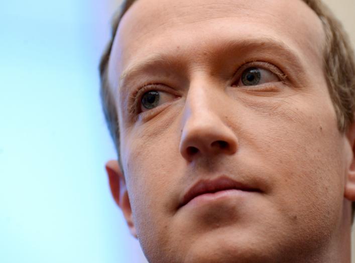 Facebook Chairman and CEO Mark Zuckerberg testifies at a House Financial Services Committee hearing in Washington, U.S., October 23, 2019. REUTERS/Erin Scott