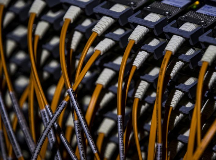 A picture shows wires at the back of a super computer at the Konrad-Zuse Centre for applied mathematics and computer science, in Berlin August 13, 2013. REUTERS/Thomas Peter 