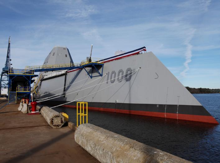 DDG 1000, the first of the U.S. Navy's Zumwalt Class of multi-mission guided missile destroyers, is pictured at Bath Iron Works in Bath, Maine November 21, 2013. REUTERS/Joel Page 