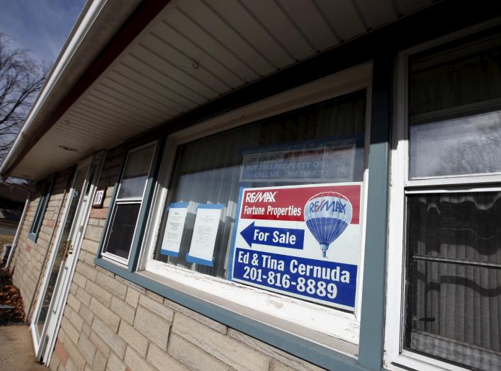 A foreclosed home for sale sits empty in Rochelle Park in Bergen County, New Jersey, March 25, 2015. 