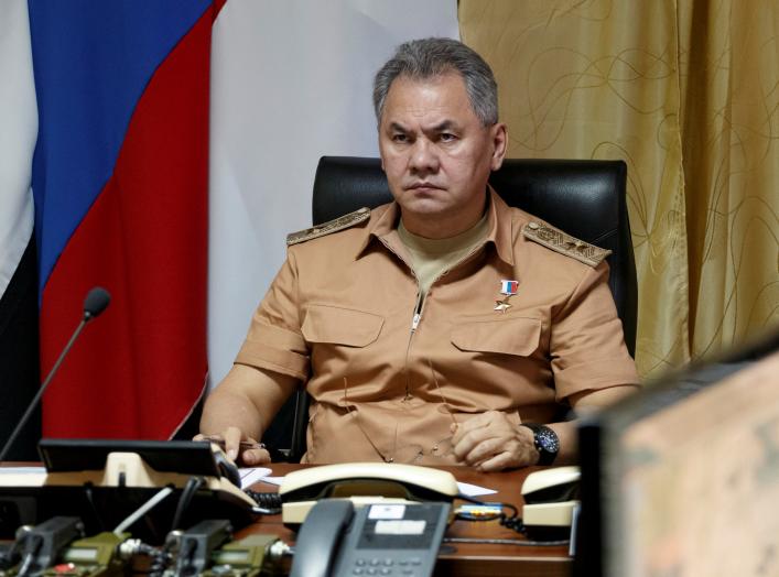 Russian Defense Minister Sergei Shoigu visits Hmeymim air base in Syria, June 18, 2016. Picture taken June 18, 2016. REUTERS/Vadim Savitsky/Russian Defense Ministry via Reuters