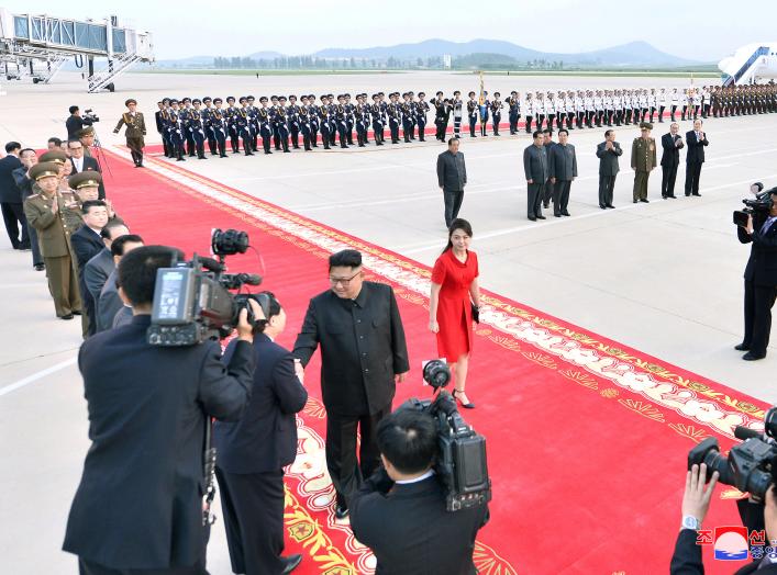 North Korean leader Kim Jong Un is seen during his visit in Beijing, China, in this undated photo released June 20, 2018 by North Korea's Korean Central News Agency. KCNA via REUTERS 