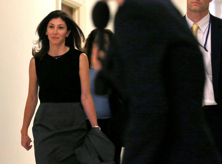 Former FBI lawyer Lisa Page arrives for a House Judiciary Committee deposition, as part of the ongoing congressional investigation related to decisions made by the Justice Department and FBI surrounding the 2016 election on Capitol Hill in Washington, U.S
