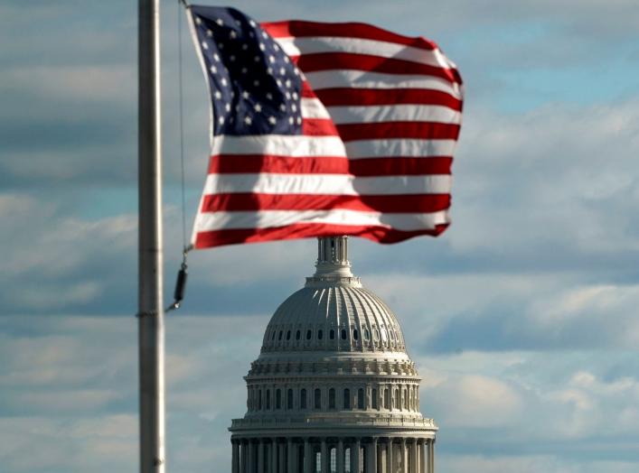 U.S. Capitol is seen on the first day of a partial federal government shutdown in Washington, U.S., December 22, 2018. REUTERS/Yuri Gripas