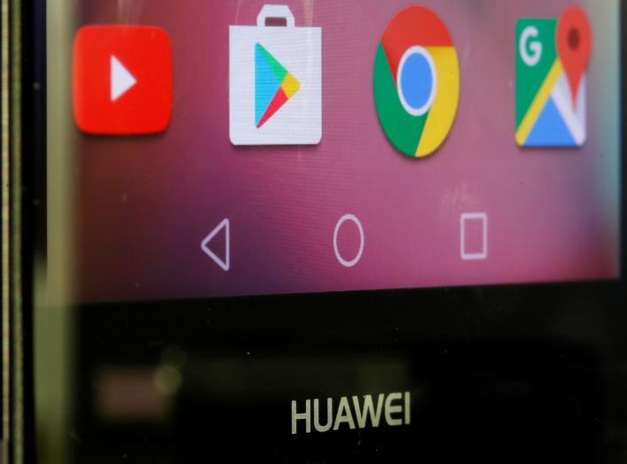 Google applications are seen on a Huawei smartphone in this illustration taken, May 20, 2019. REUTERS/Dado Ruvic/Illustration