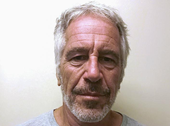 U.S. financier Jeffrey Epstein appears in a photograph taken for the New York State Division of Criminal Justice Services' sex offender registry March 28, 2017 and obtained by Reuters July 10, 2019. New York State Division of Criminal Justice Services/Han