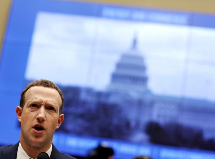 Facebook CEO Mark Zuckerberg testifies before a House Energy and Commerce Committee hearing regarding the company’s use and protection of user data on Capitol Hill in Washington, U.S., April 11, 2018. REUTERS/Aaron P. Bernstein