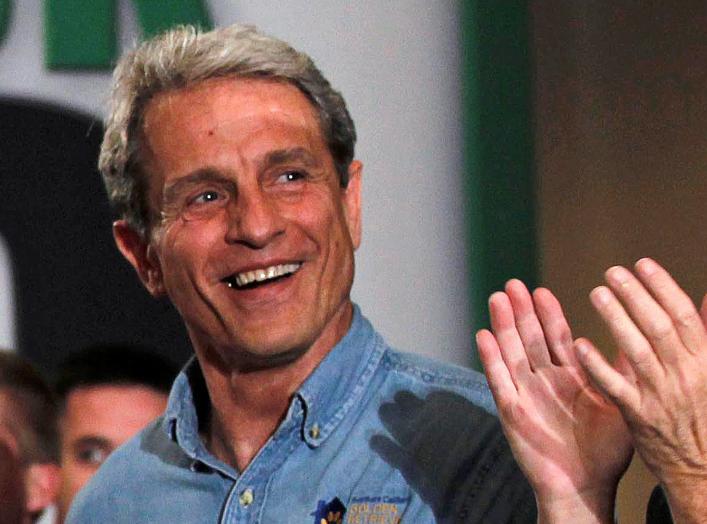 Ed Buck, 56, arrives for a campaign rally in Hollywood, California, September 22, 2010. REUTERS/Lucy Nicholson