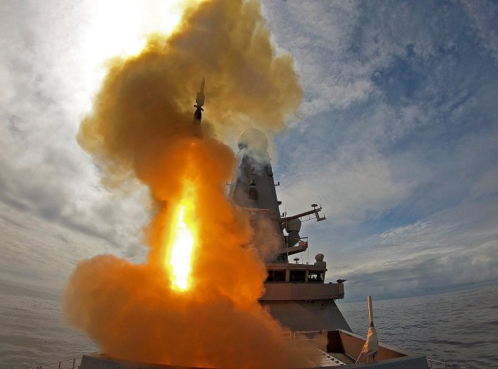 Sea Viper Firing