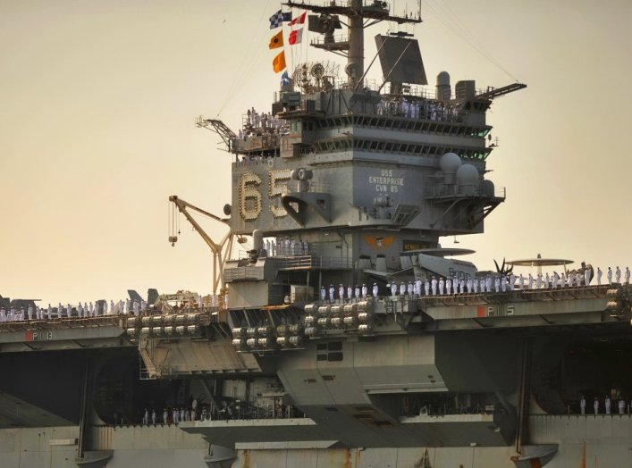 USS Enterprise Aircraft Carrier in 2011