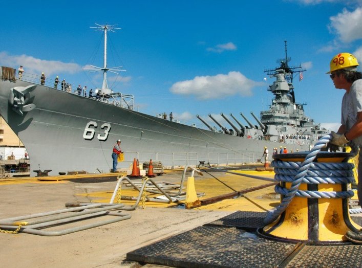 USS Missouri U.S. Navy Battleship