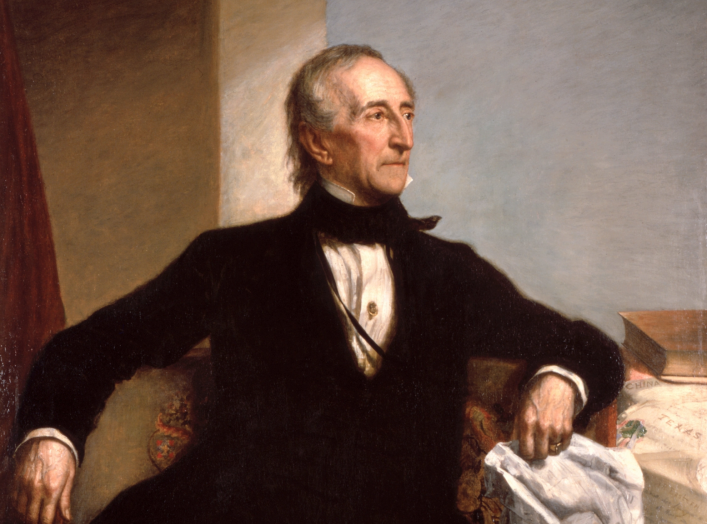 Official White House portrait of John Tyler (1790-1862)