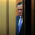 U.S. Senator Mitt Romney (R-UT) rides in a U.S. Capitol elevator to the U.S. Senate floor to cast a guilty vote during the final votes in the Senate impeachment trial of U.S. President Donald Trump on Capitol Hill in Washington, U.S., February 5, 2020. RE