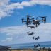 A flight of U.S. Marines MV-22B Osprey transport aircraft fly in formation during an integrated training mission at Marine Corps Air Station Kaneohe Bay near Kailua, Hawaii, U.S. May 19, 2020. Picture taken May 19, 2020. U.S. Marine Corps/Lance Cpl. Jacob