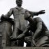 The Emancipation Memorial, depicting former U.S. President Abraham Lincoln standing over a freed slave, is pictured in Lincoln Park in Washington, U.S. June 19, 2020. REUTERS/Jonathan Ernst