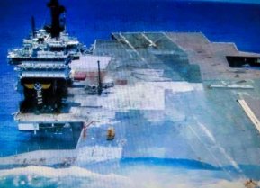 USS America Aircraft Carrier Sinking